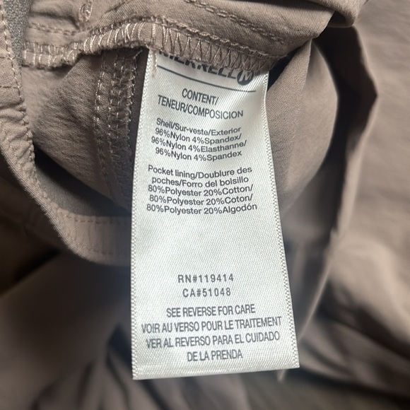 Merrell | Tan Selectwick Cargo Pants With Pockets Size 10 - Picture 10 of 13